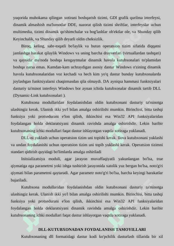 Maxsus DLL-ni amalga oshirish 3