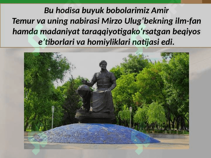 Mirzo Ulug‘bek va uning akademiyasi 3