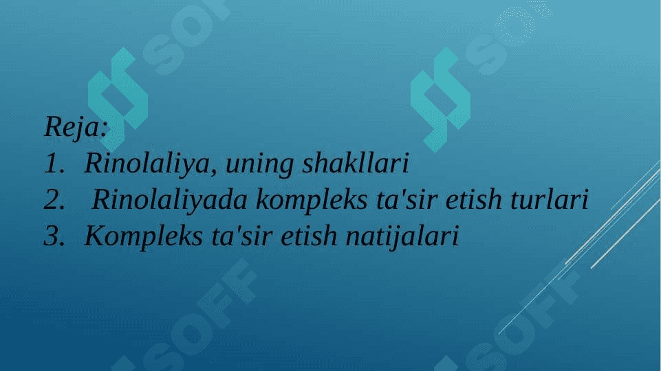 Rinolaliyada kompleks ta'sir etish 2