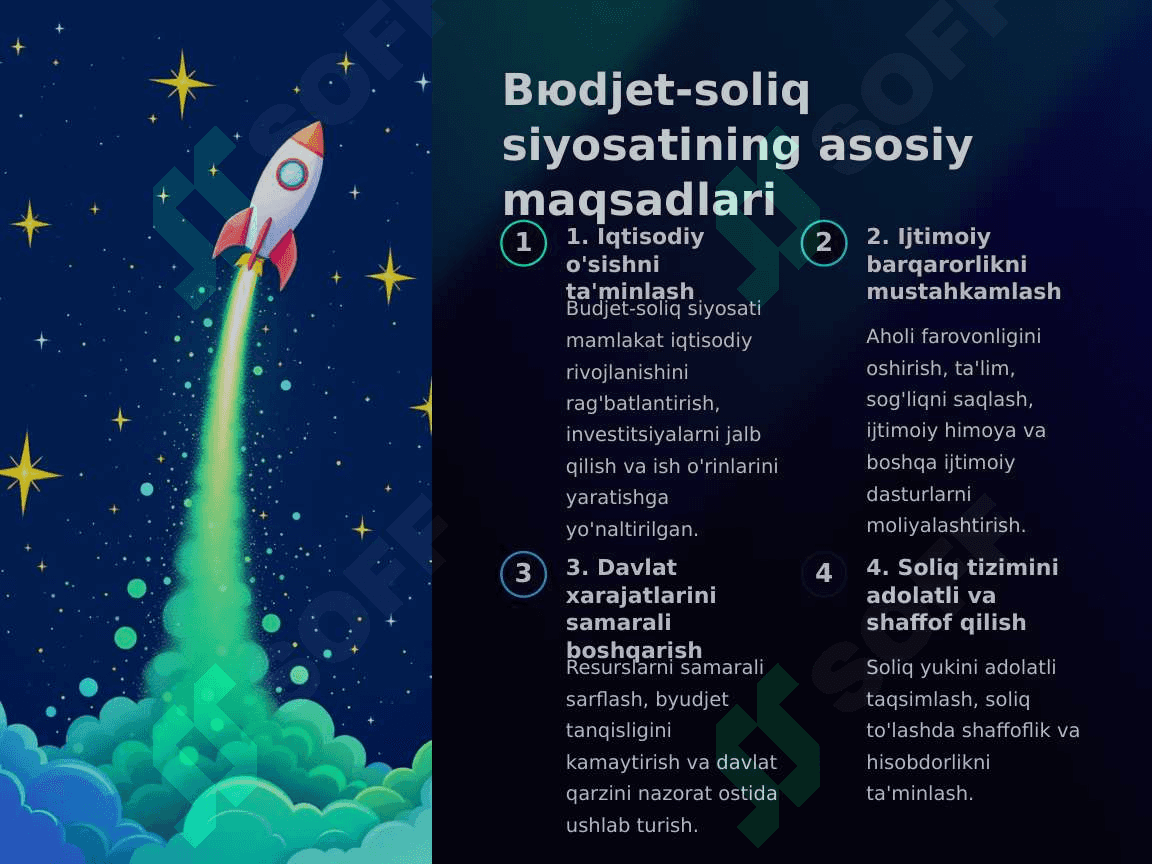 Byudjet-soliq siyosati 2