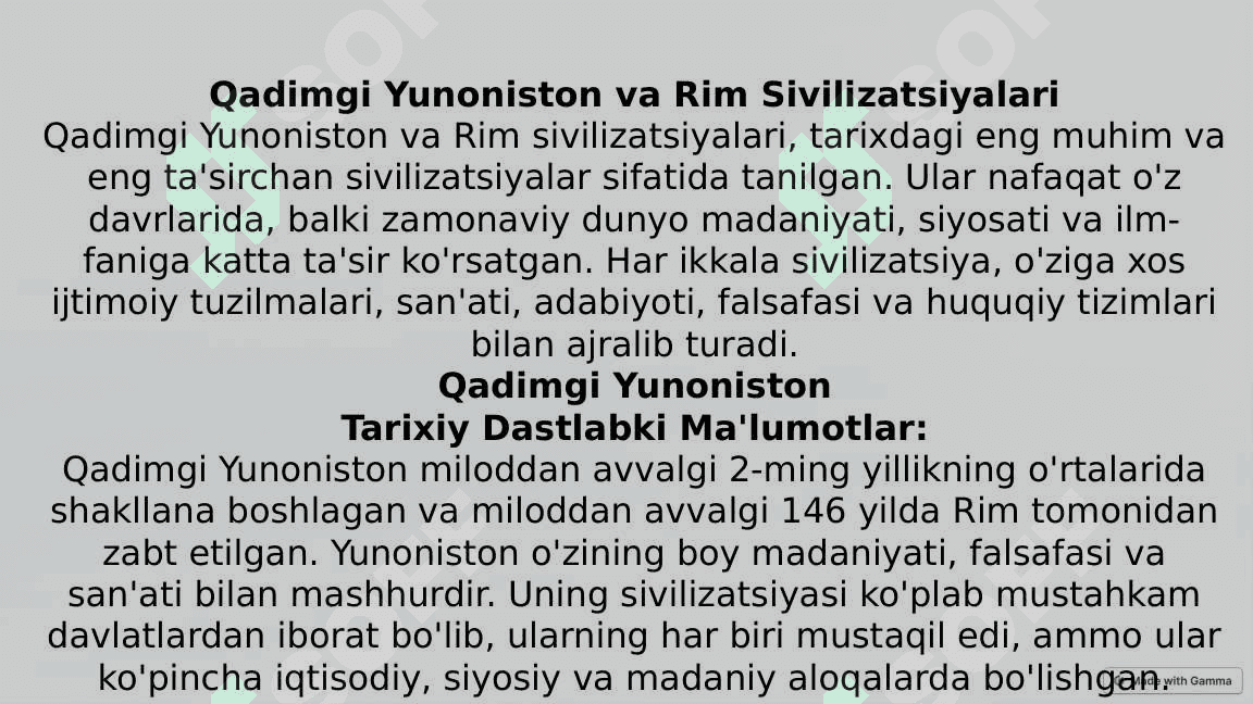 ANTIK DAVRI TURIZMI TARIXI VA MADANIYATIGA SAYOHAT 7