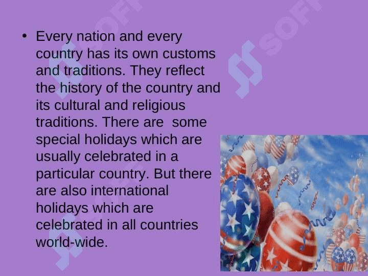 American holidays 2