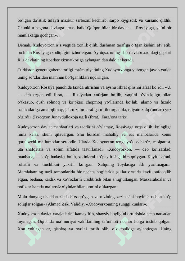 Qoqon xonligining rossiya tomonidan bosib olinishi 4