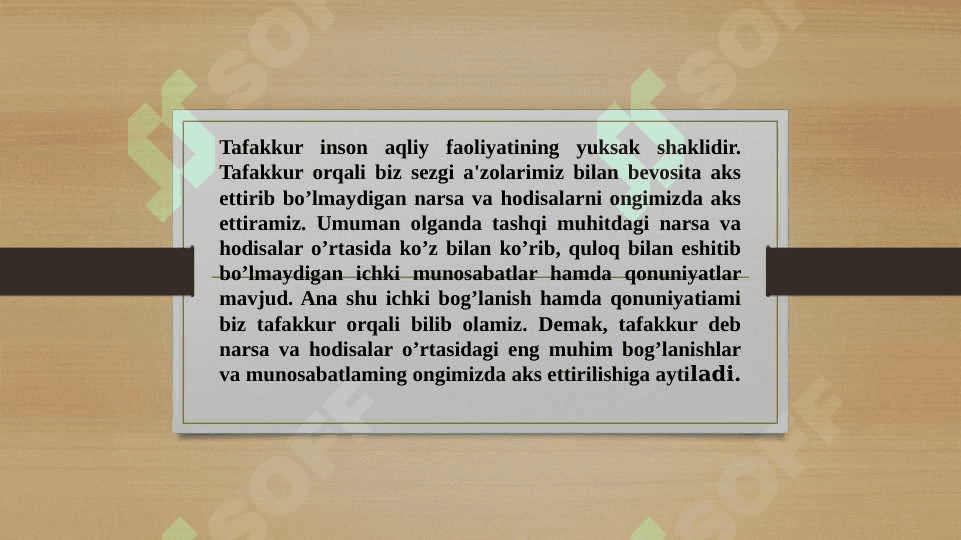 Taffakurni tadqiq  etishning asosiy yo`nalishlari 3