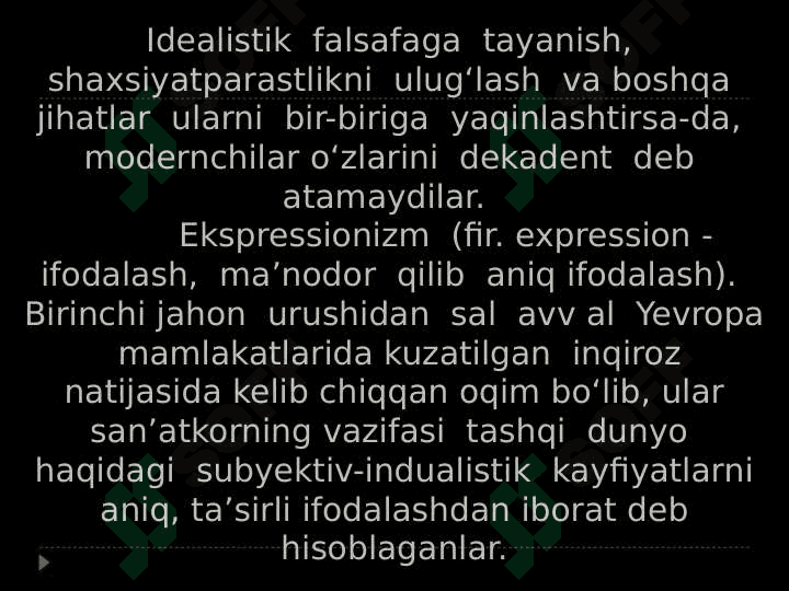 Jahon modernizm adabiyoti 5