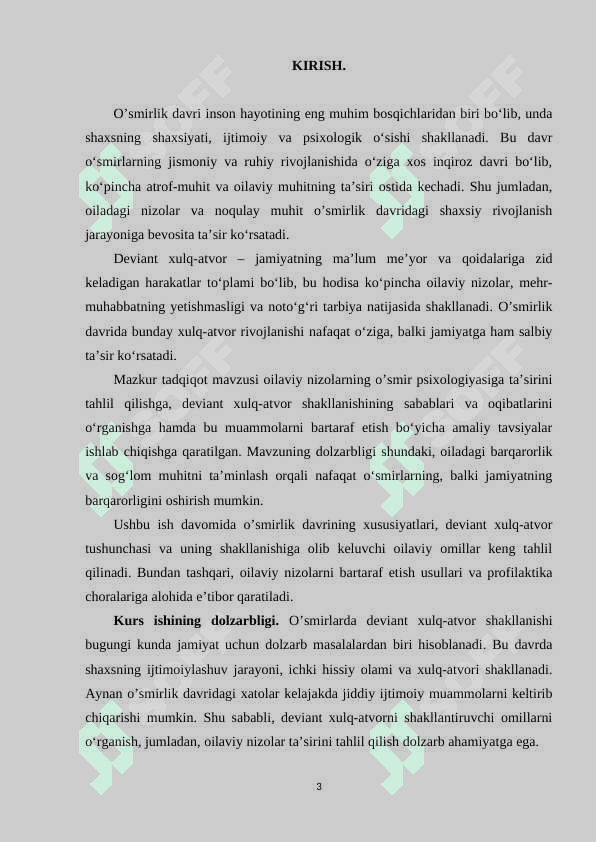 O’smirlarda deviant xulq atvor shakllanishida oilaviy nizolarning ta’siri 3