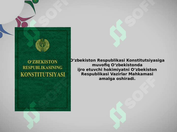 O‘zbekiston Respublikasining ijro etuvchi hokimiyat organlari 3