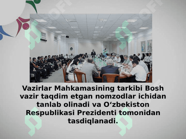O‘zbekiston Respublikasining ijro etuvchi hokimiyat organlari 4