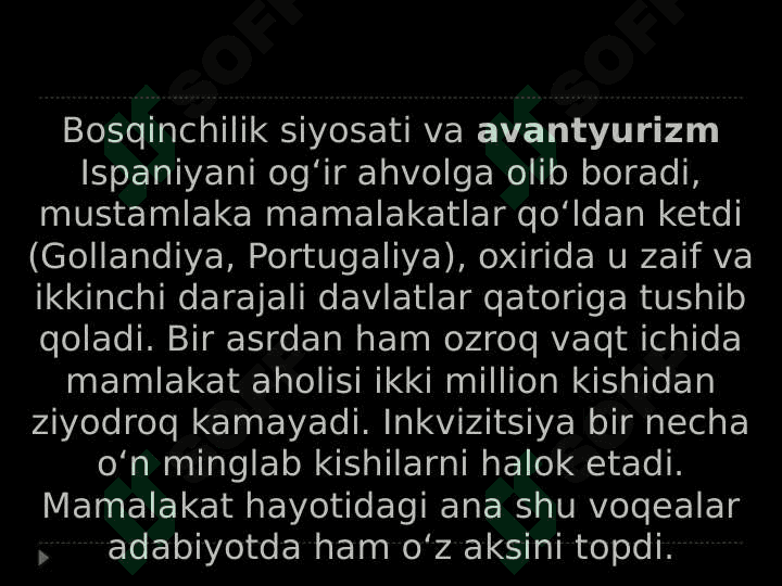 XVII asr Ispan adabiyoti 5
