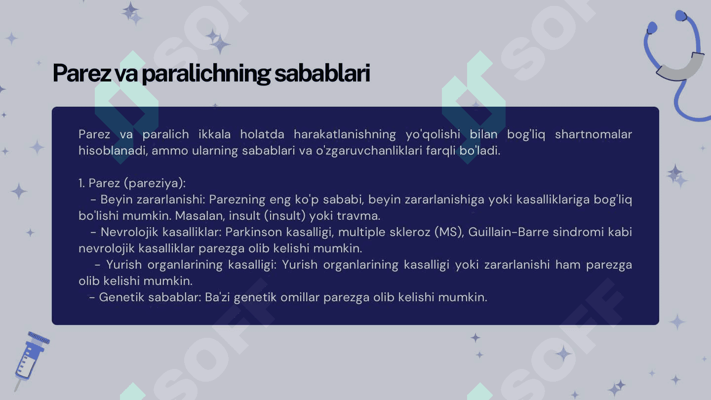 Parez va paralichlar 2