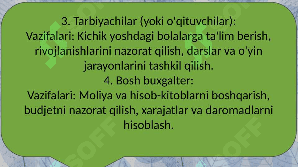 Maktabgacha talim tashkilotlari metodik ishlarni tashkil etish va rahbarlik 5