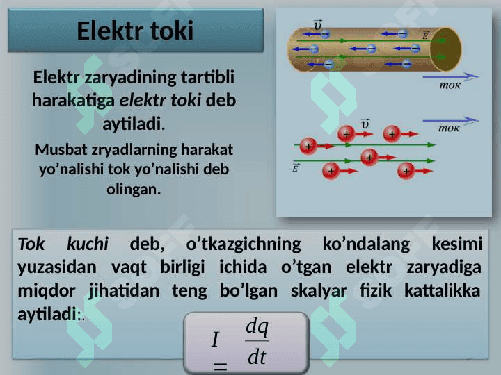 O‘zgarmas elektr toki 3