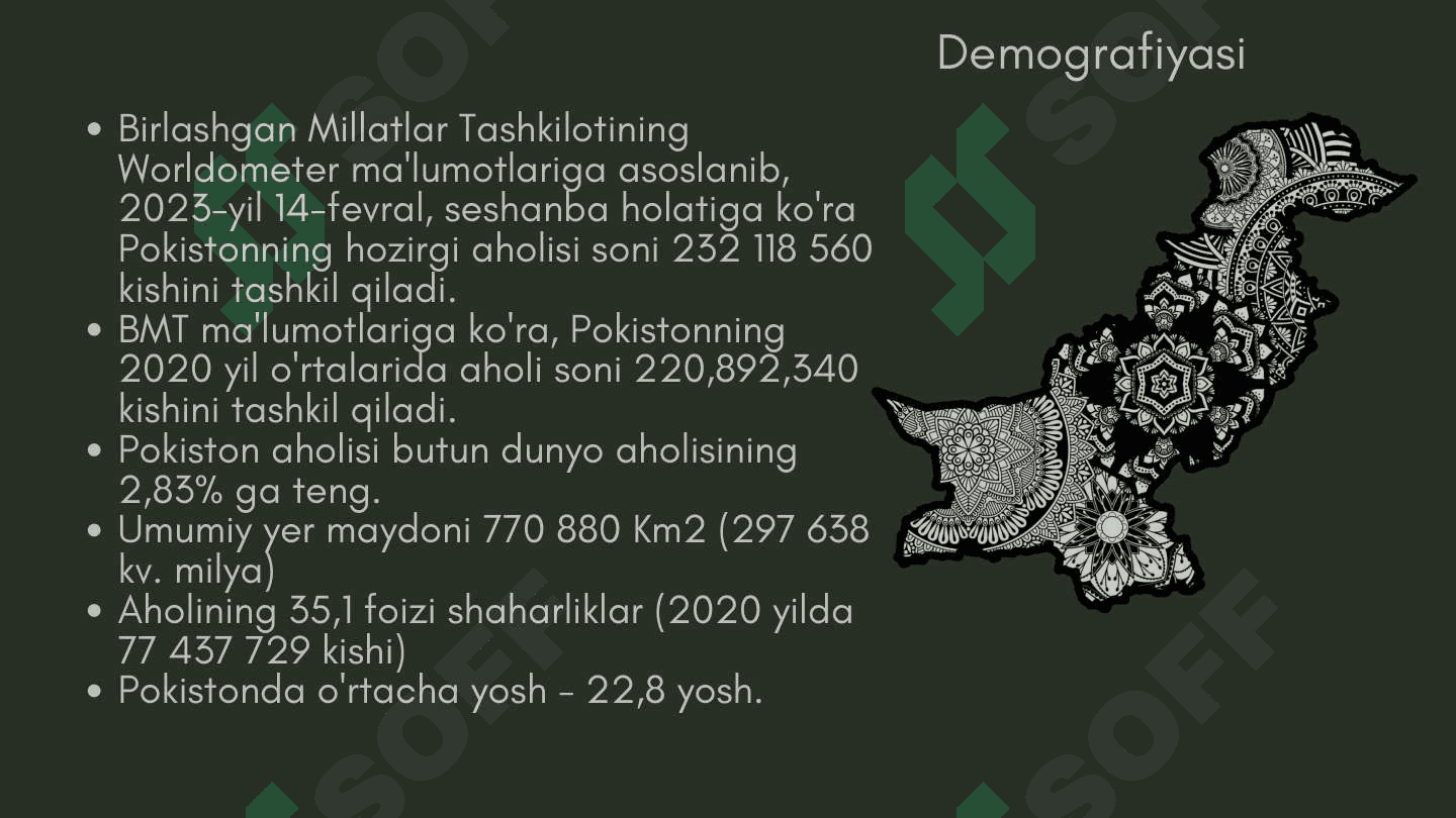 Pokiston demografiyasi 3