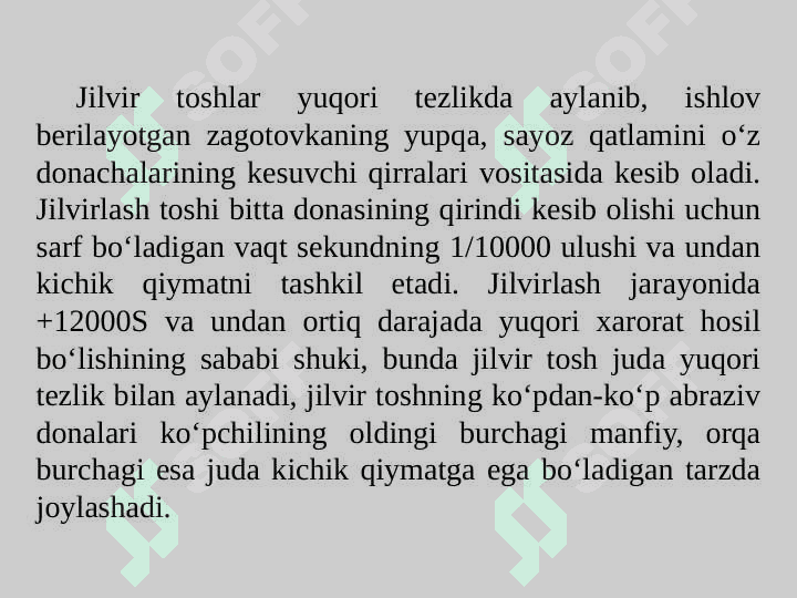 Abraziv materiallardan tayyorlangan asboblar 8