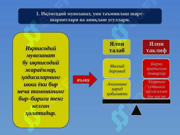 Макроиқтисодий нисбатлар ва уларнинг та'сир этувчи омиллар 2