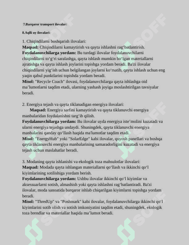 Qayta tiklanuvchi ilovalar 4