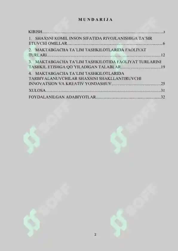 MAKTABGACHA TA’LIM TASHKILOTLARIDA TARBIYALANUVCHILAR SHAXSINI SHAKLLANTIRUVCHI FAOLIYAT TURLARI 2