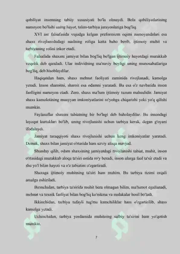 MAKTABGACHA TA’LIM TASHKILOTLARIDA TARBIYALANUVCHILAR SHAXSINI SHAKLLANTIRUVCHI FAOLIYAT TURLARI 7