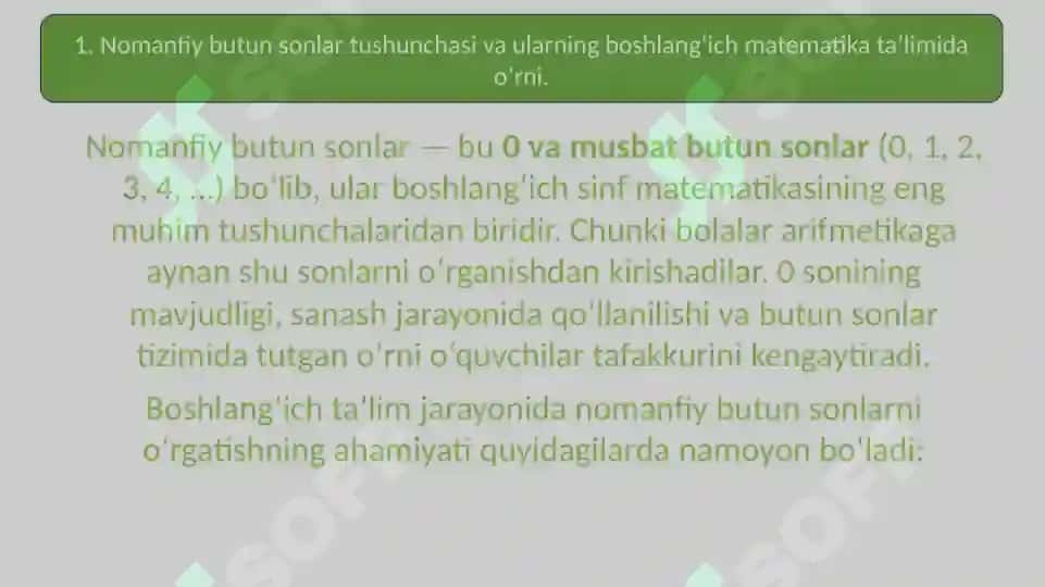 Nomanfiy butun sonlar 3