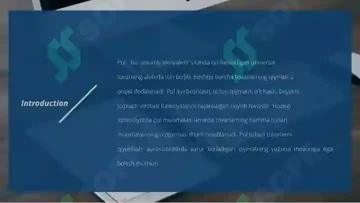Pulning kelib chiqish va uning funksiyalari 2