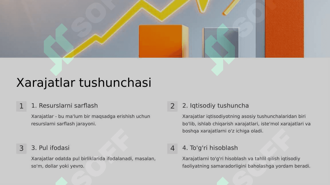 Xarajatlar haqida tushuncha va ularning turkumlanishi 3