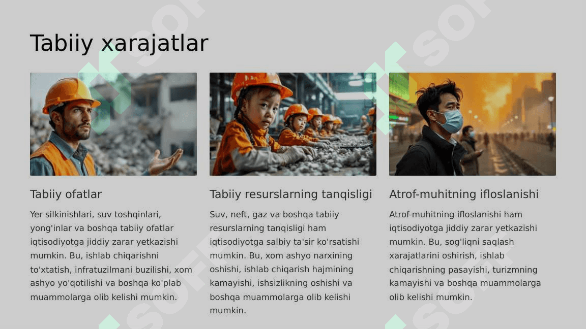 Xarajatlar haqida tushuncha va ularning turkumlanishi 8