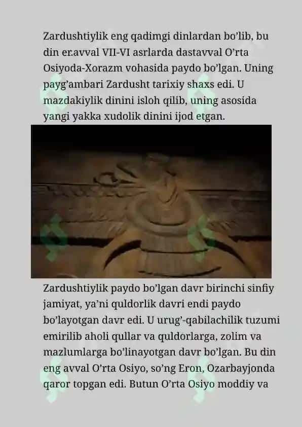 Mustaqil ish Zardushtiylik dini 2