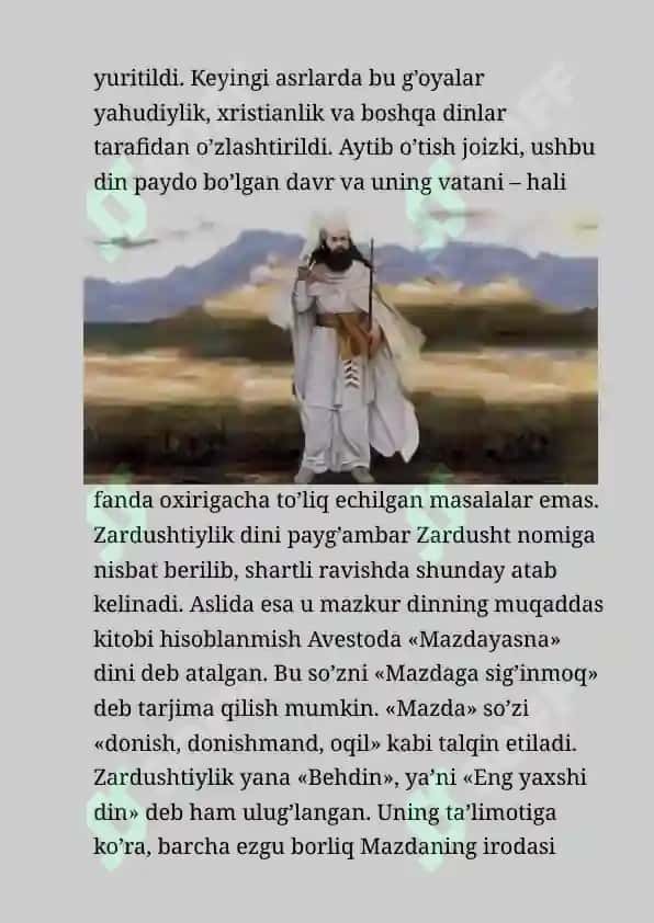 Mustaqil ish Zardushtiylik dini 6
