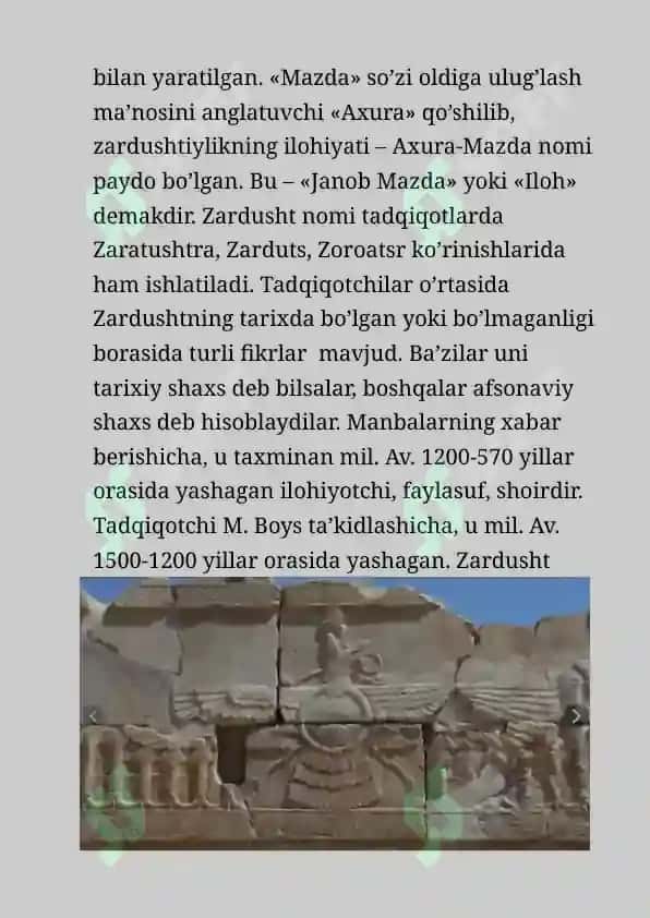 Mustaqil ish Zardushtiylik dini 7