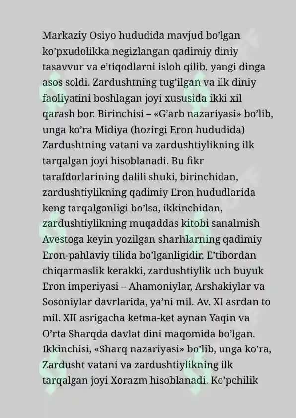 Mustaqil ish Zardushtiylik dini 8