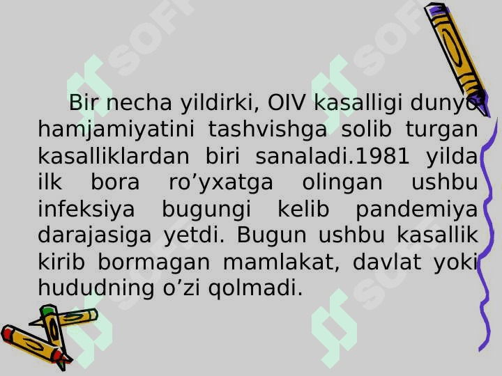 OIV va Oits haqida tushuncha 2