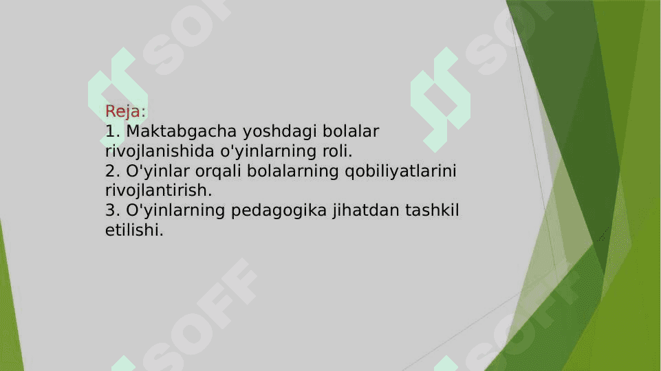 Maktabgacha taʼlim tashkilotlarida oʻyin va uning turlari 3