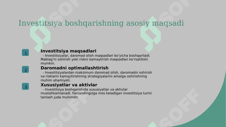 investitsiya faoliyatini boshqarish 3
