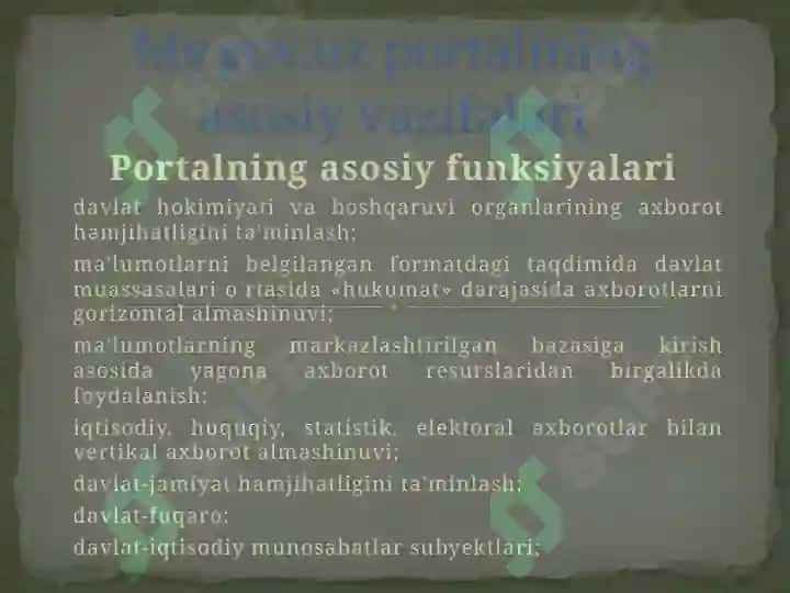 Hukumat portali (my.gov.uz) 2