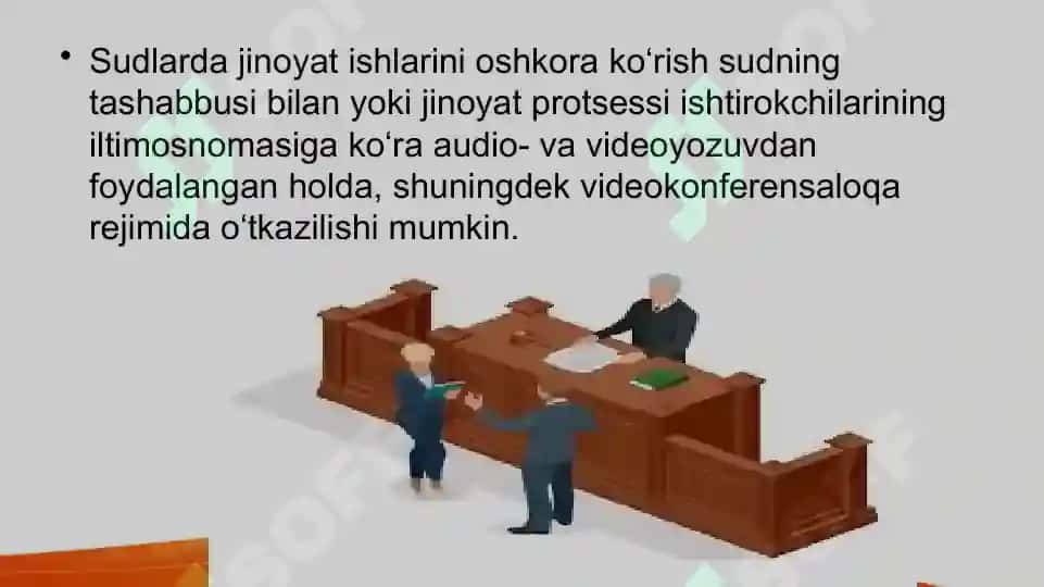 Sudda jinoyatishlarining oshkora ko’rilishi 4