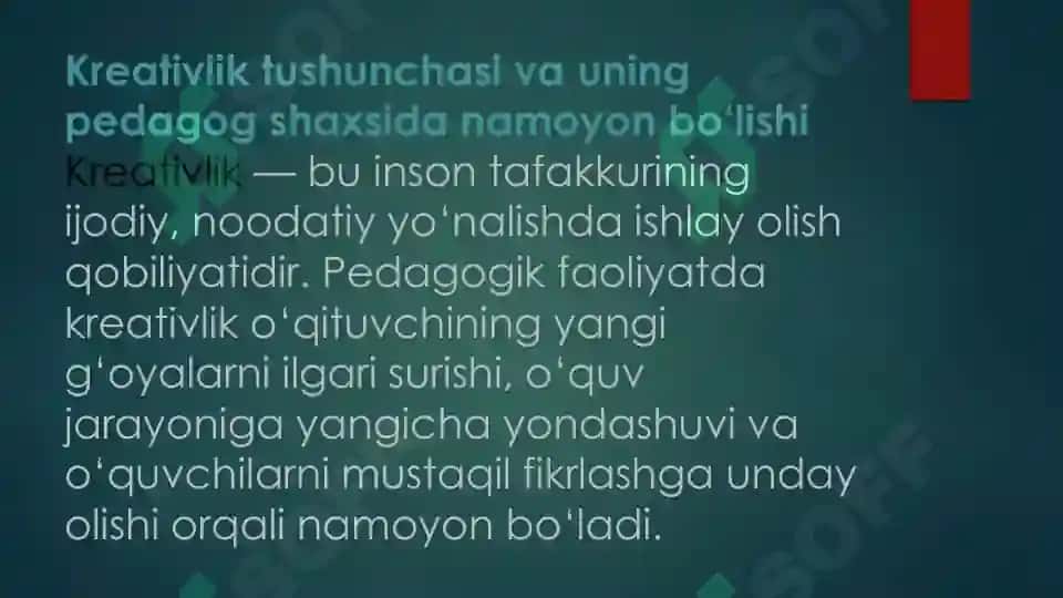 Pedagoglarda kreativ sifatlarini rivojlantirishning samarali yo‘llari 3