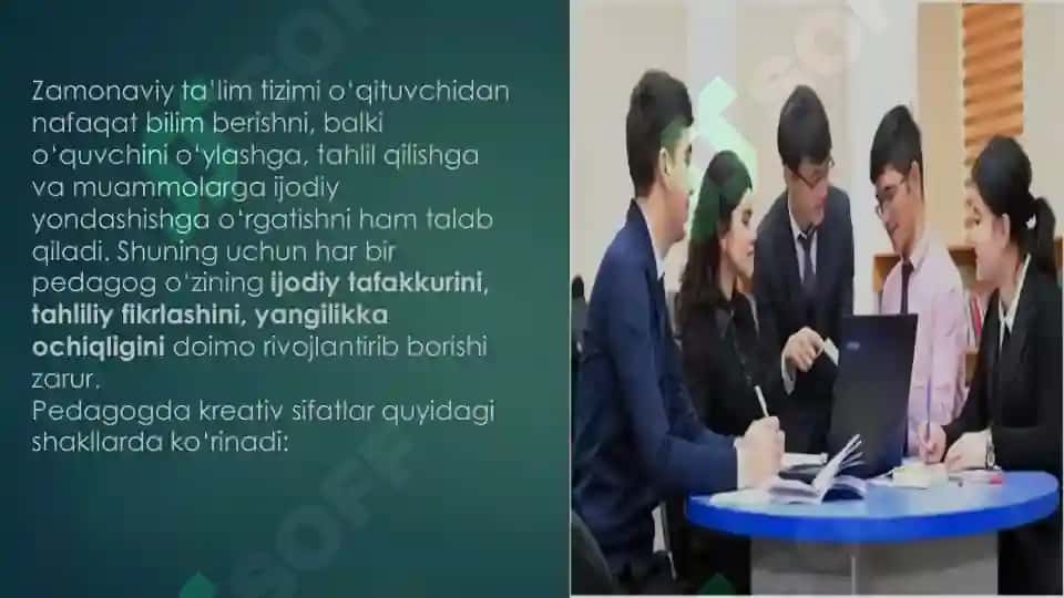 Pedagoglarda kreativ sifatlarini rivojlantirishning samarali yo‘llari 4