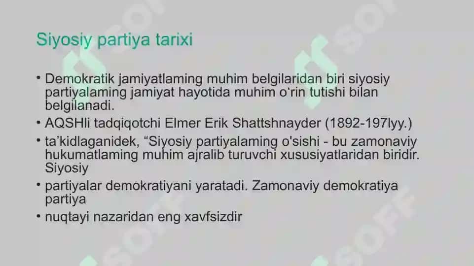 Siyosiy partiyalar 2