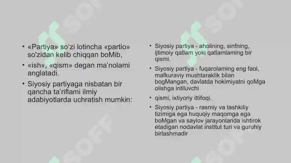 Siyosiy partiyalar 3
