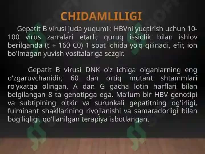 parenteral ViruslI gepatitlarning epidemIK O’chog’ida EPIDEMIYAga qarshi chora-tadbirlari 6