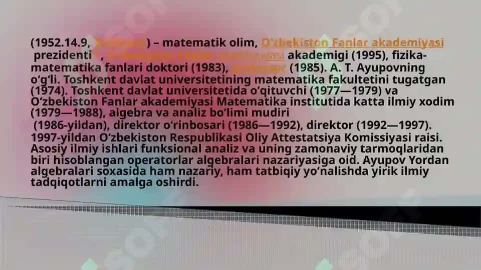 Oʻzbek matematiklari 3