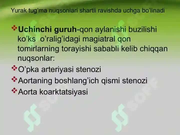 Yurak tug’ma nuqsonlari Юрак тугма нуксонлари 5