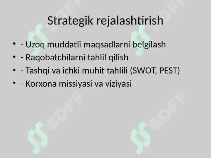 Samarali menejer modeli 3