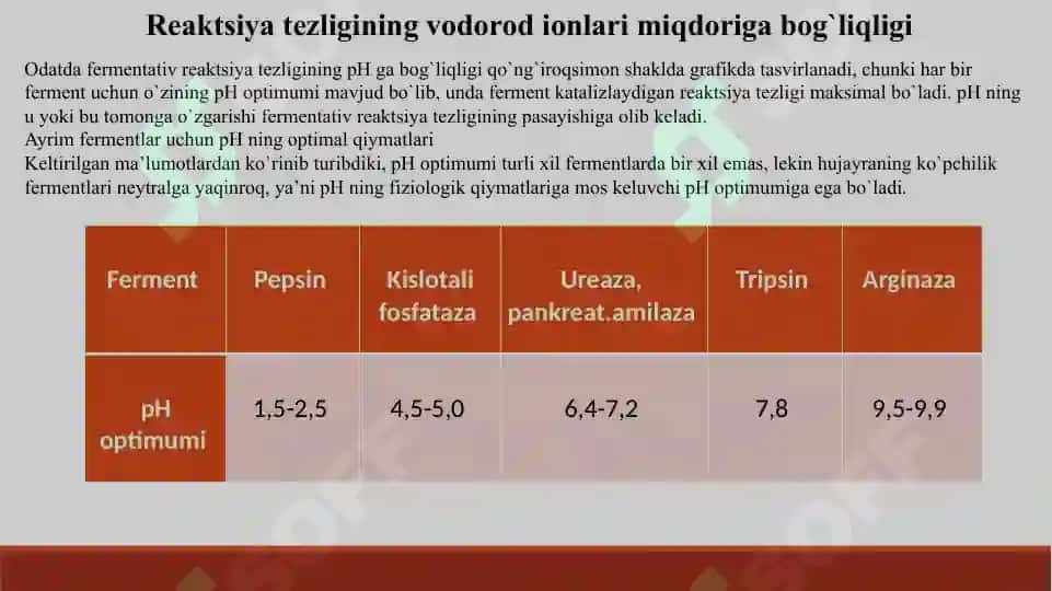 ODDIYY FERMENTATIV JARAYONLAR KINETIKASI 7