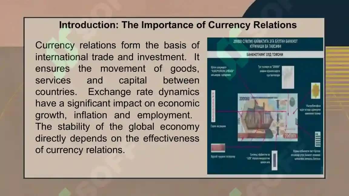Currency Relations and Currency System 4