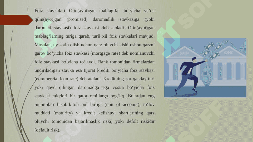 Fozi stavkasiga hisob-kitop pul birligining ta'siri 3