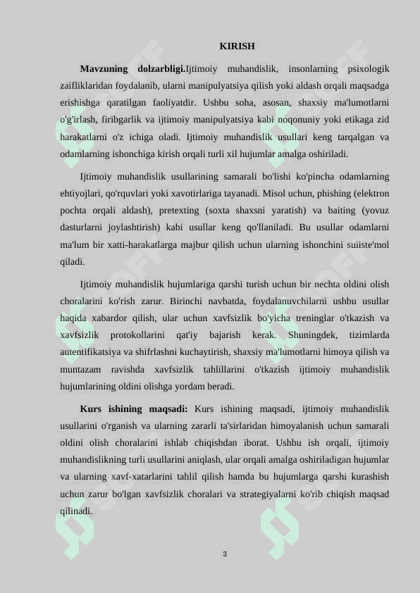 IJTIMOIY MUHANDISLIK USULLARI VA ULARNING OLDINI OLISH YO'LLARI 3