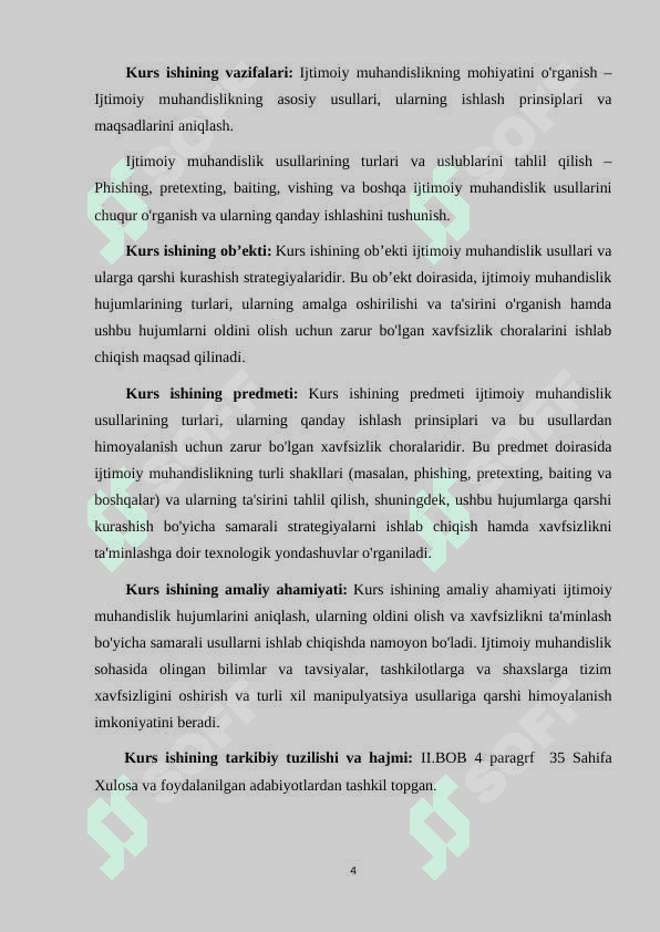 IJTIMOIY MUHANDISLIK USULLARI VA ULARNING OLDINI OLISH YO'LLARI 4