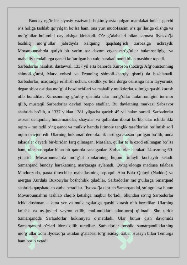 SARBADORLAR HARAKATI 24 5
