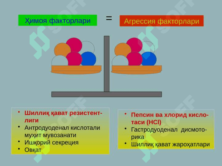 Oshqozon o'tkir yaralari va eroziyalari 8